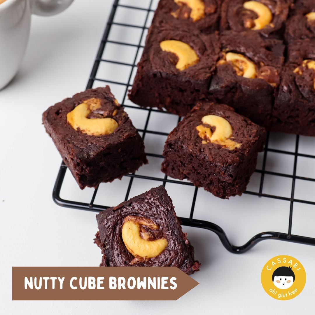 Gluten Free Chocolate Brownie Cube