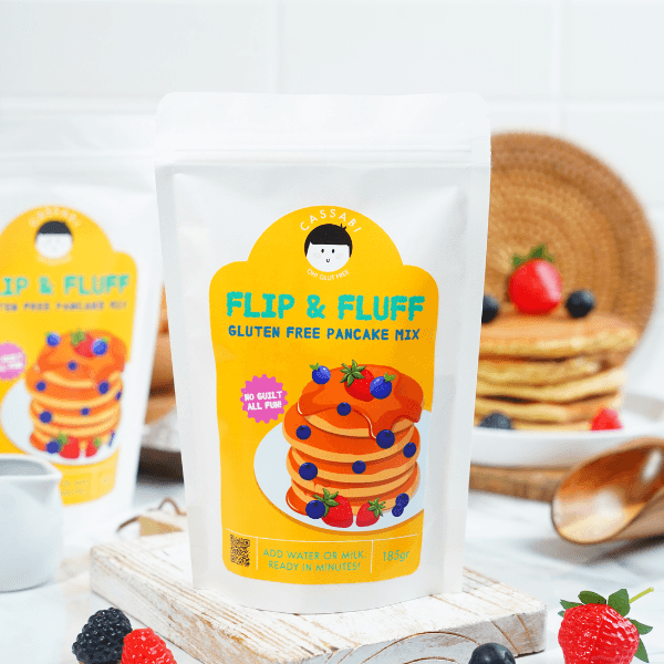 Pancake Mix Flip & Fluff